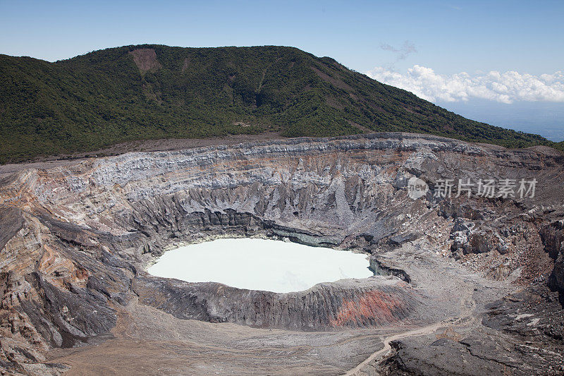 哥斯达黎加的Poas火山