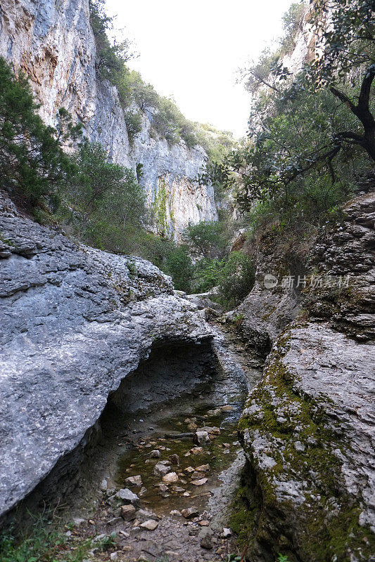 Luberon:靠近Gordes的Veroncle峡谷