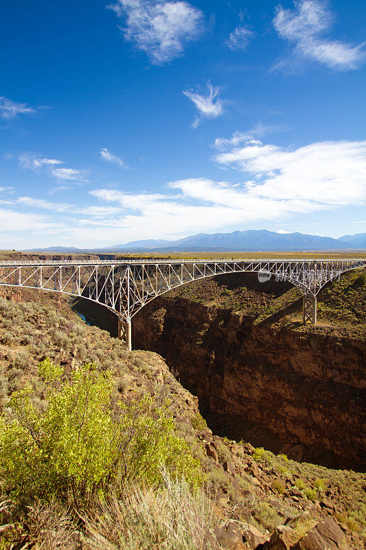 新墨西哥州陶斯：里奥格兰德峡谷大桥