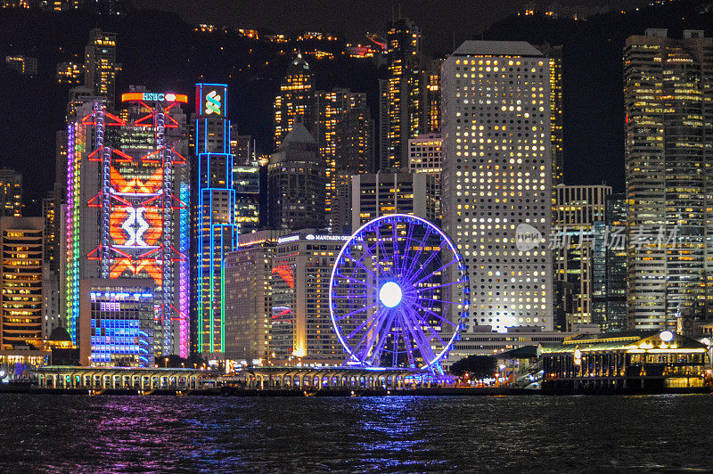 香港城市夜景