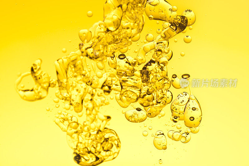 黄色油水背景