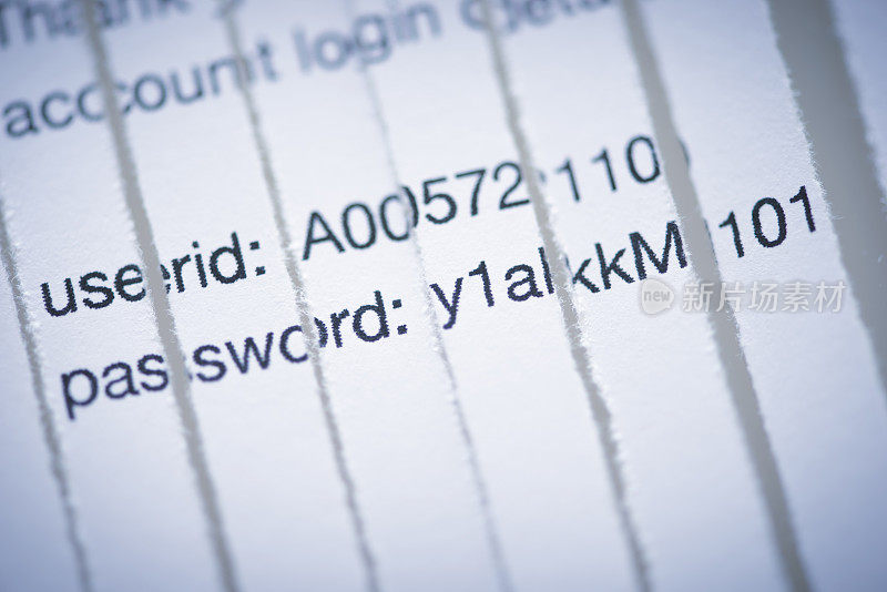 在线安全:用用户id和密码重建剥离文档