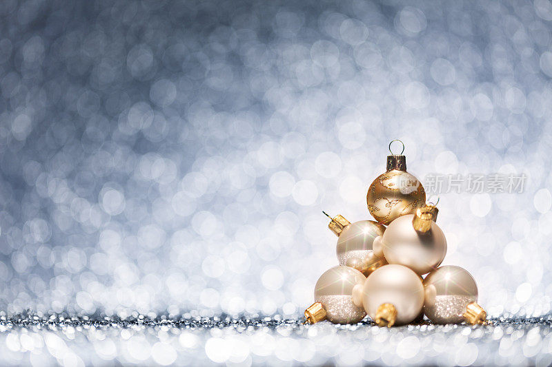 圣诞装饰物-装饰闪闪烁烁冬季黄金