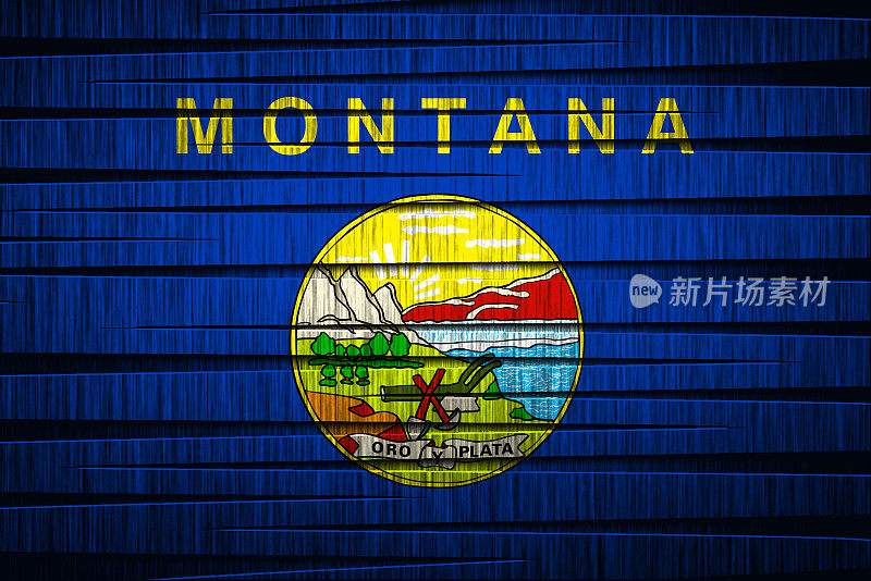 美国蒙大拿州的国旗