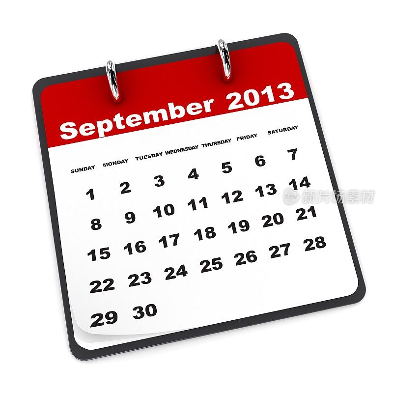 2013年9月——日历系列