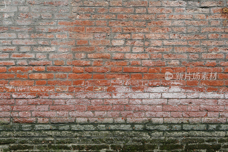 意大利威尼斯运河砖墙纹理