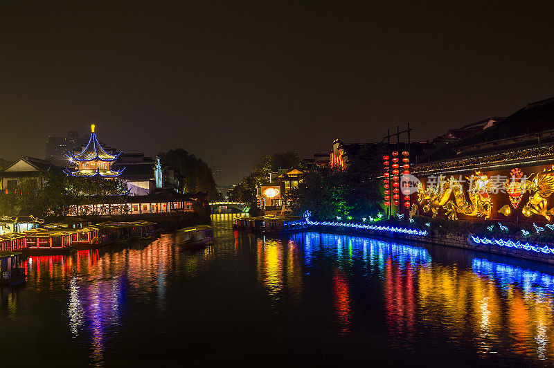 南京文庙夜景