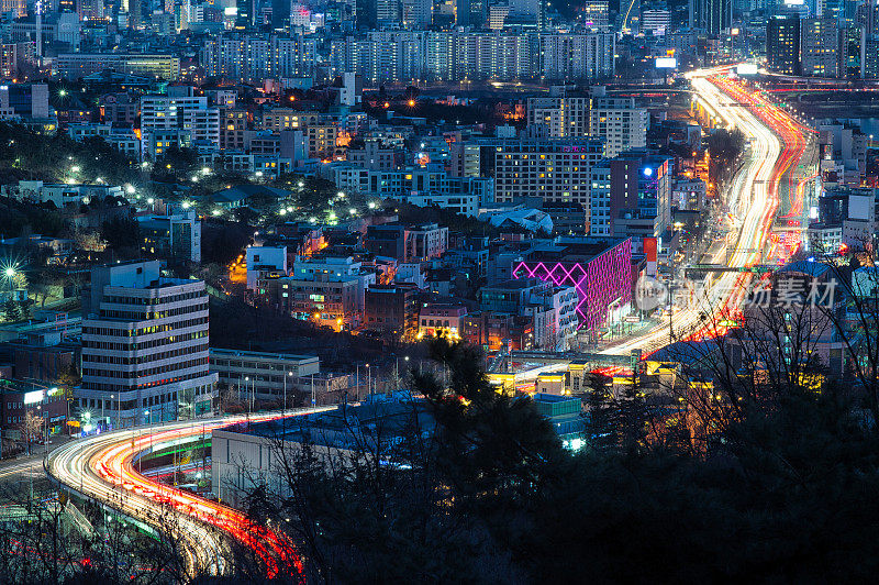 首尔的夜景