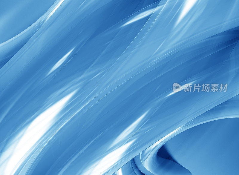 抽象的蓝波模式背景
