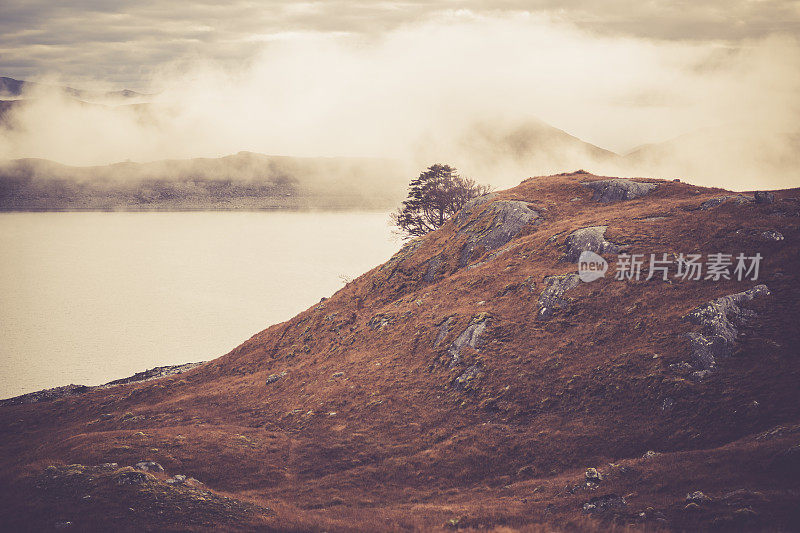 苏格兰奎希湖景观