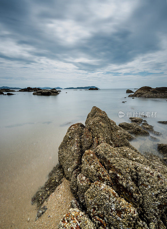 长时间曝光海景