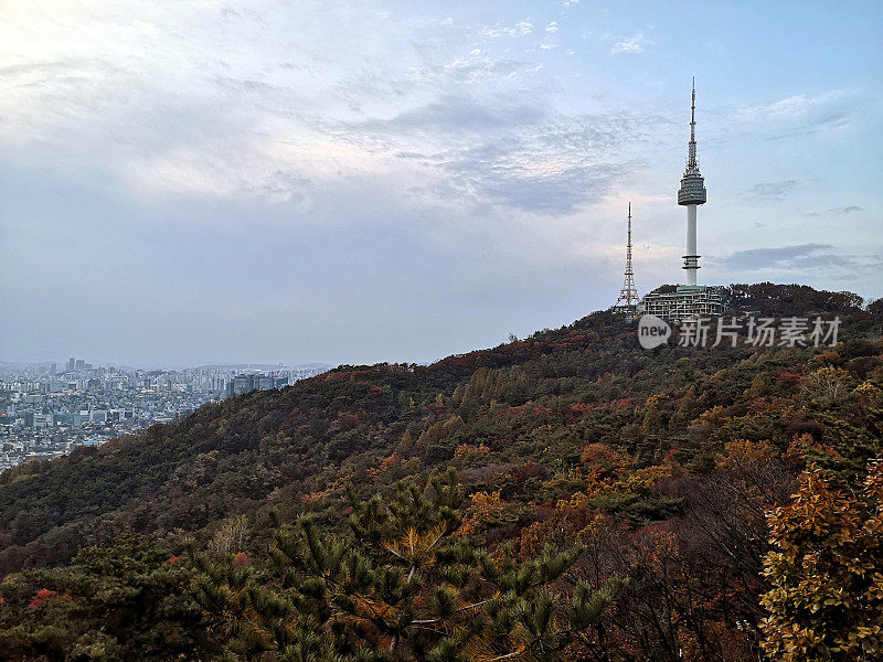 韩国南山，首尔塔N