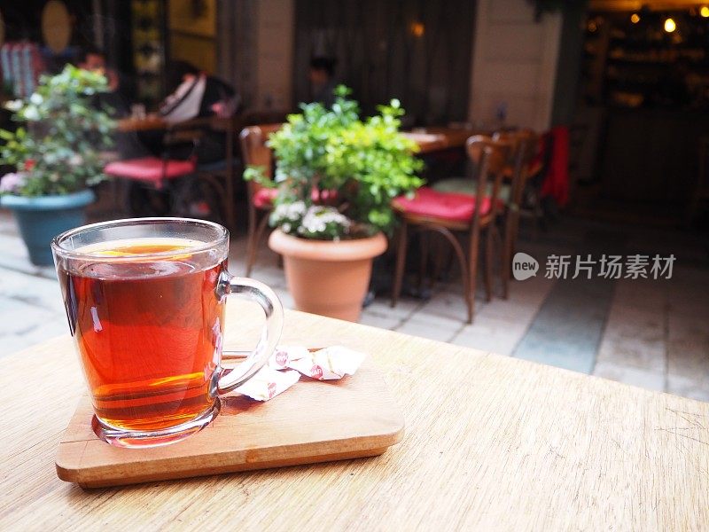 伊斯坦布尔Beyoglu区的土耳其茶