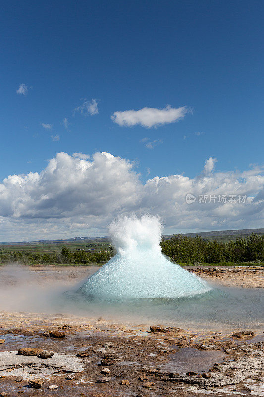 Strokkur、喷泉、冰岛