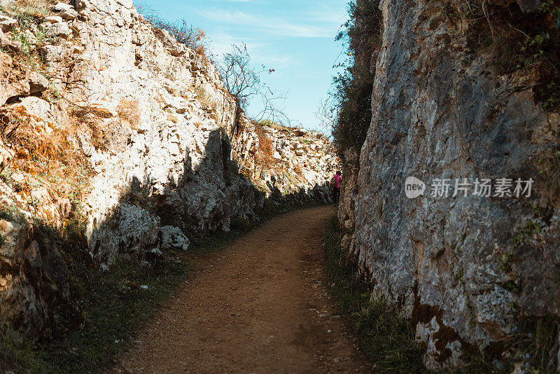 农村地区的公路