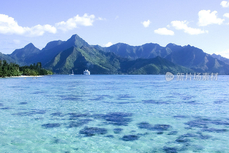 热带岛屿清水