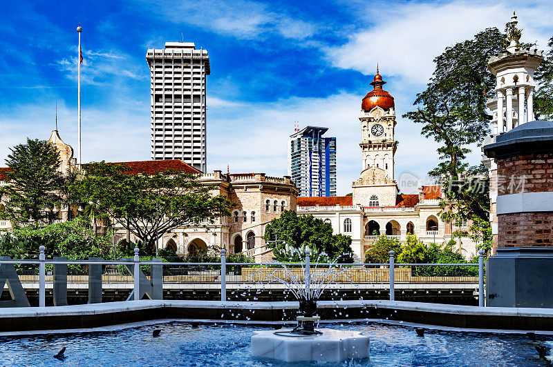 马来西亚吉隆坡市中心的苏丹阿卜杜勒萨马德大厦