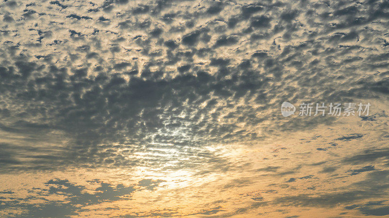 日落的天空背景