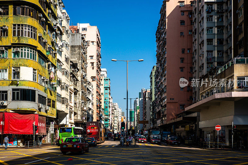 香港的商业街