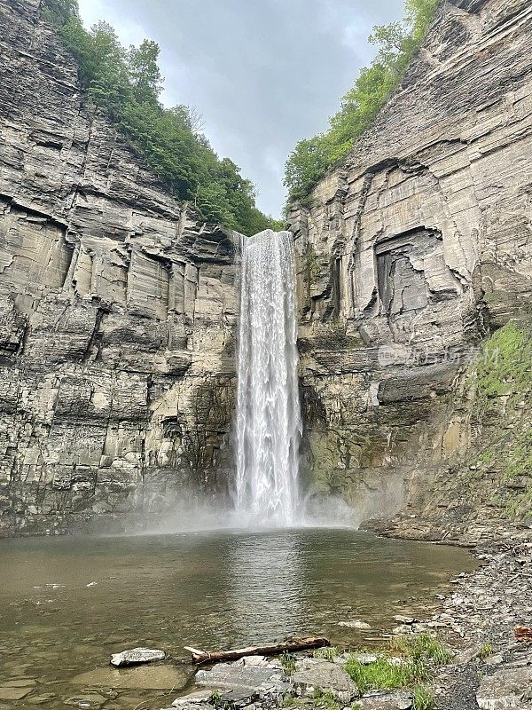 Taughannock瀑布州立公园，尤利西斯，纽约