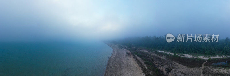 密西根湖全景