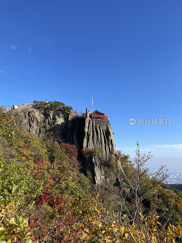 秋天的首尔徒步旅行