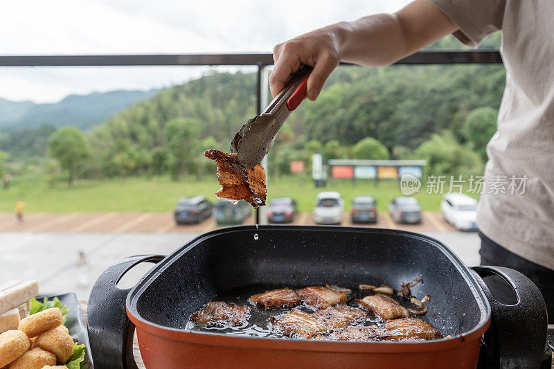 手煎肉