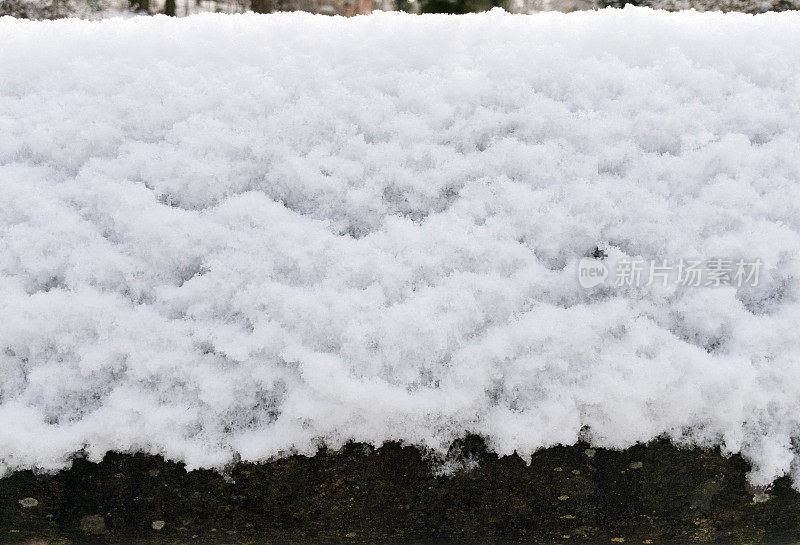 冬天的纹理，雪的背景