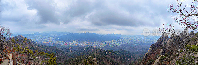 韩国的冬山