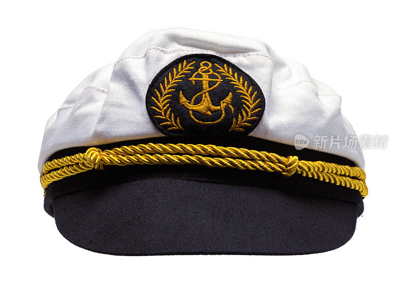 海军蓝帽子前面