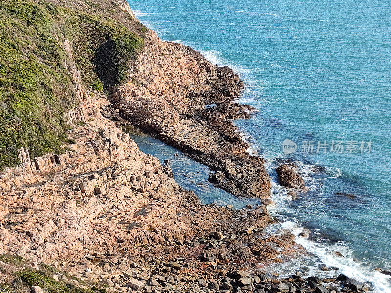 香港联合国教科文组织世界地质公园的潮汐池