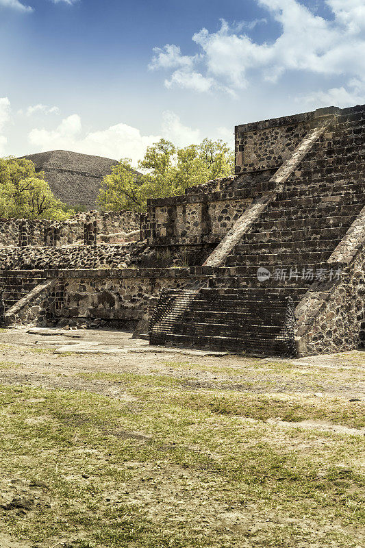 Teotihuacán，考古遗址。墨西哥的州。墨西哥。