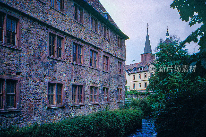 1990年旧正片扫描，Neustadt大学重建，德国