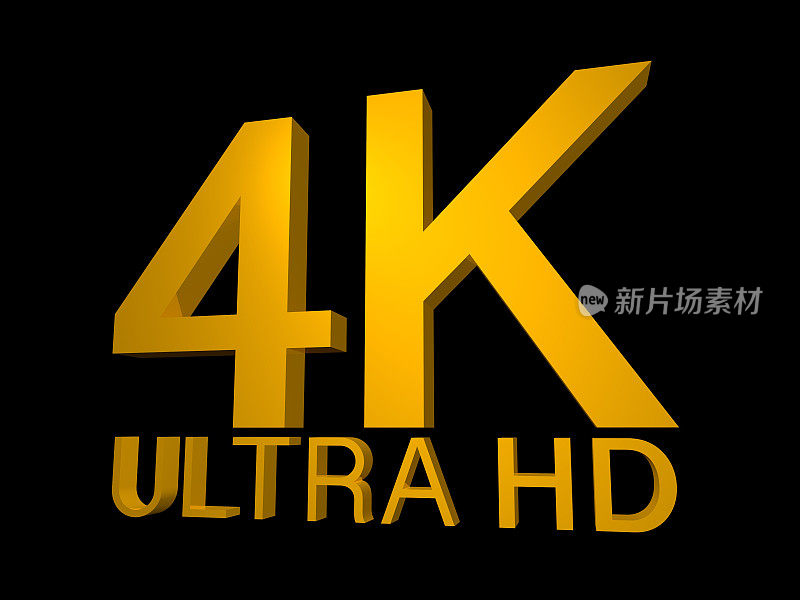 4K超高清Logo