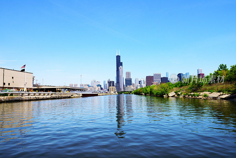 芝加哥河的南支流