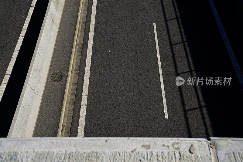 道路从上面