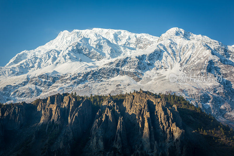 安娜普纳保护区步道和景观，喜马拉雅山，尼泊尔