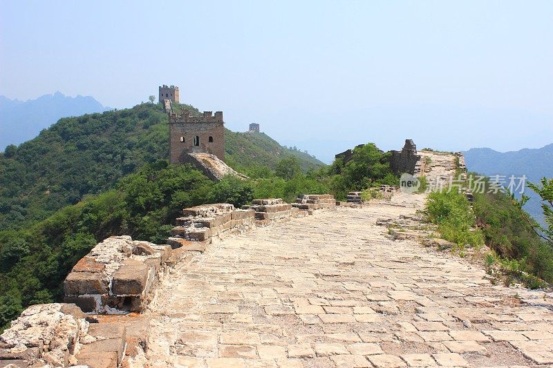 夏天的长城，中国金山岭