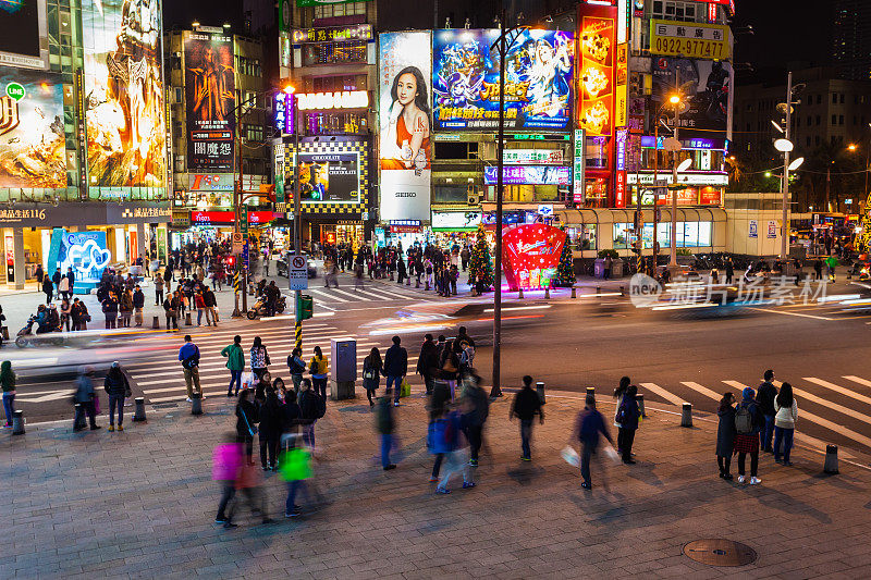 台北西门町之夜