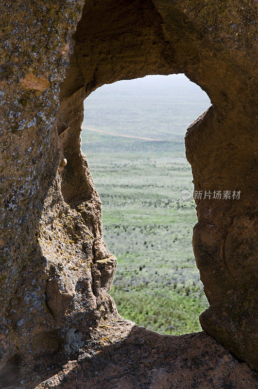 博格多山的景色。