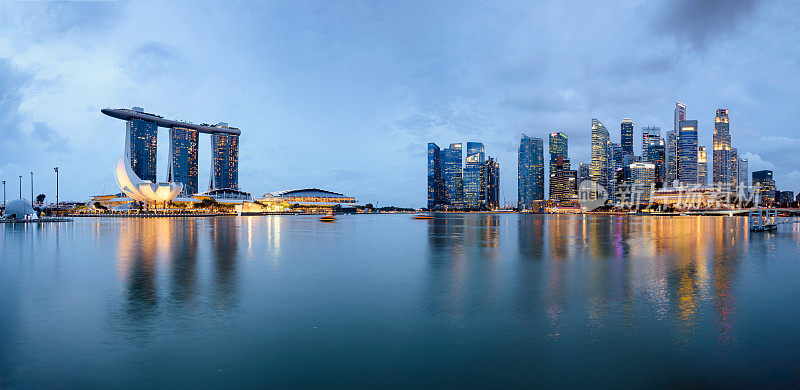 新加坡夜景。