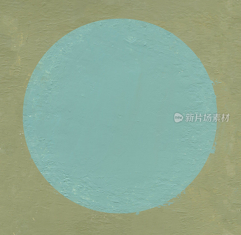 橄榄色和蓝色的圆圈背景