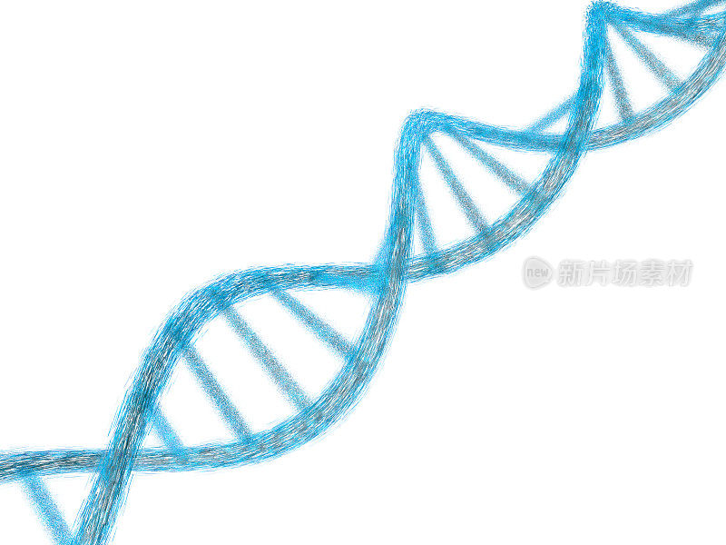 近距离观察螺旋DNA分子