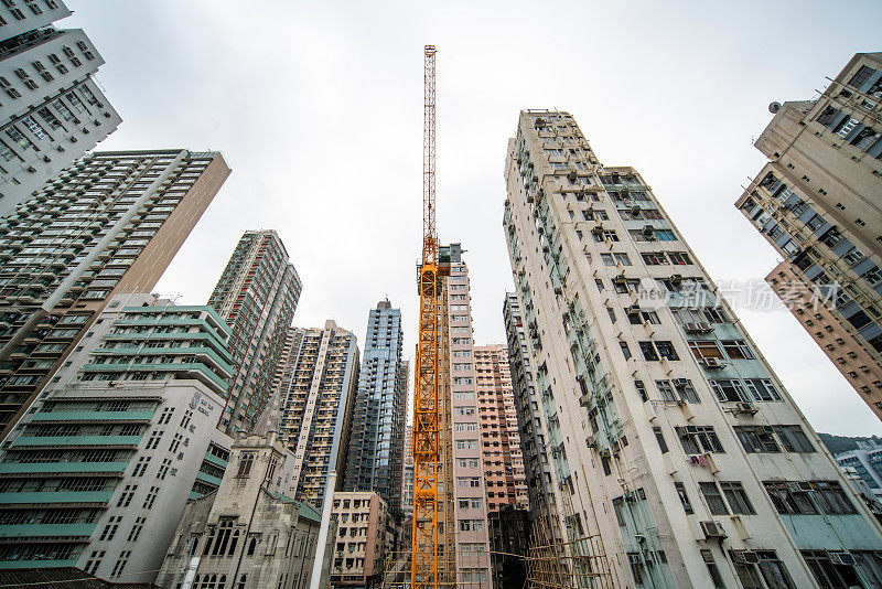 香港拥挤的房屋