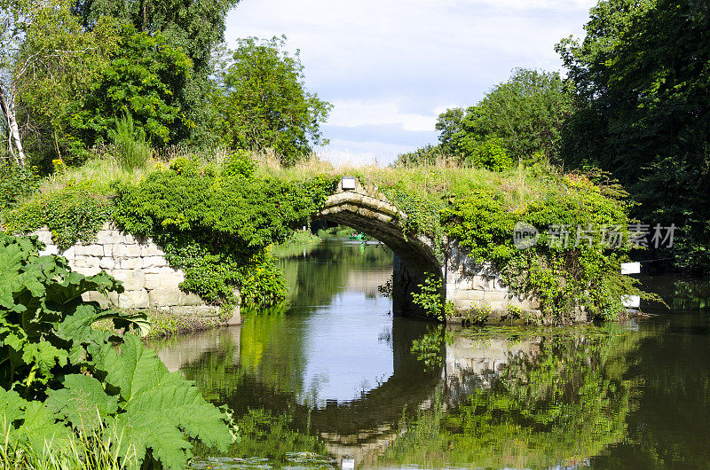 诺丁汉郡，英格兰的夏天，建筑和景观