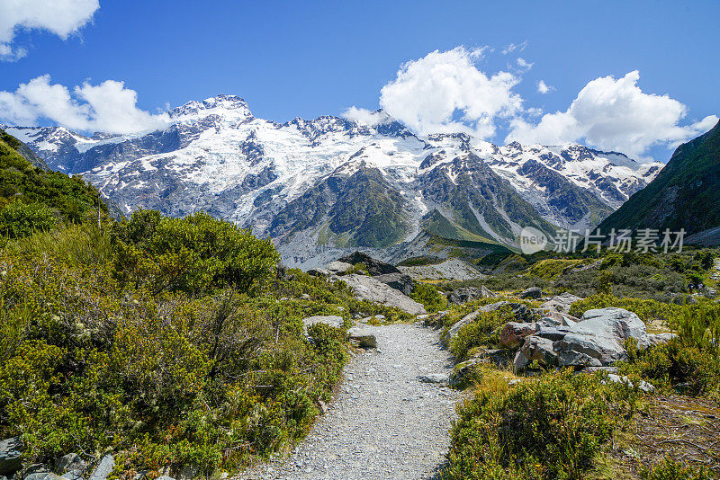 库克山国家公园风景，南岛，新西兰