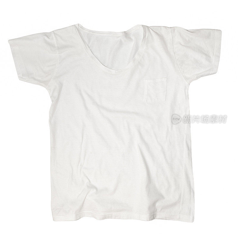 空白的纯棉t恤