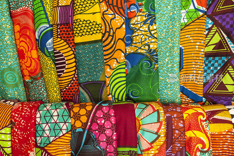 来自西非加纳的非洲织物