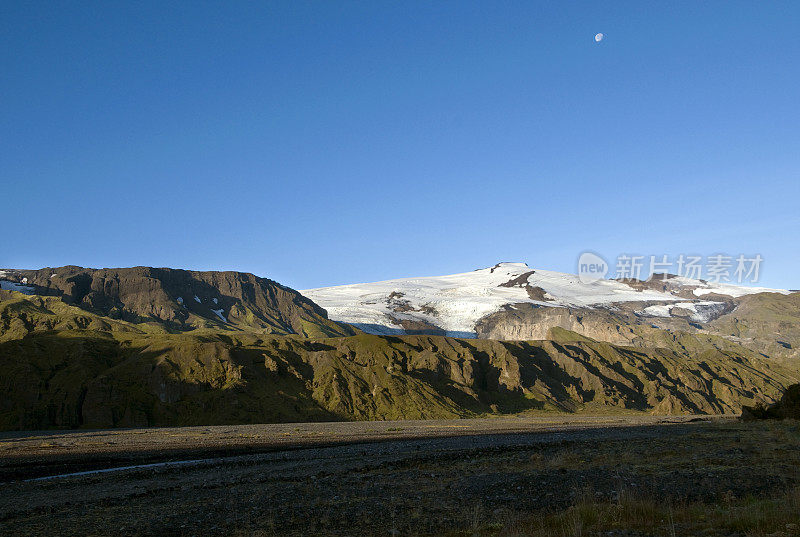 冰岛埃亚菲亚德拉冰盖。