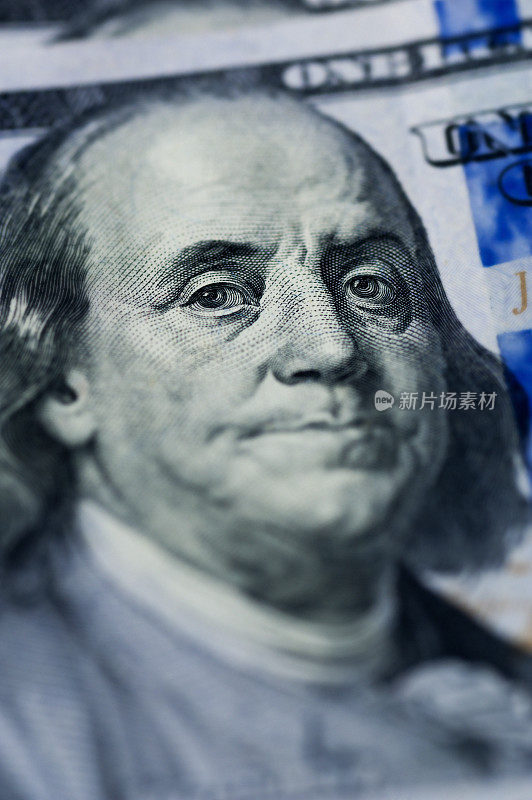 本杰明·富兰克林-新100美元纸币